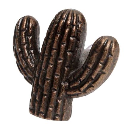 Antique Cactus Iron Cabinet Knobs